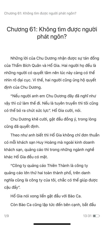 chàng rể đại gia chương 61