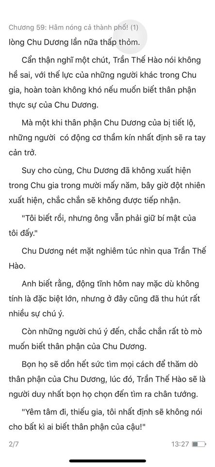 chàng rể đại gia chương 59