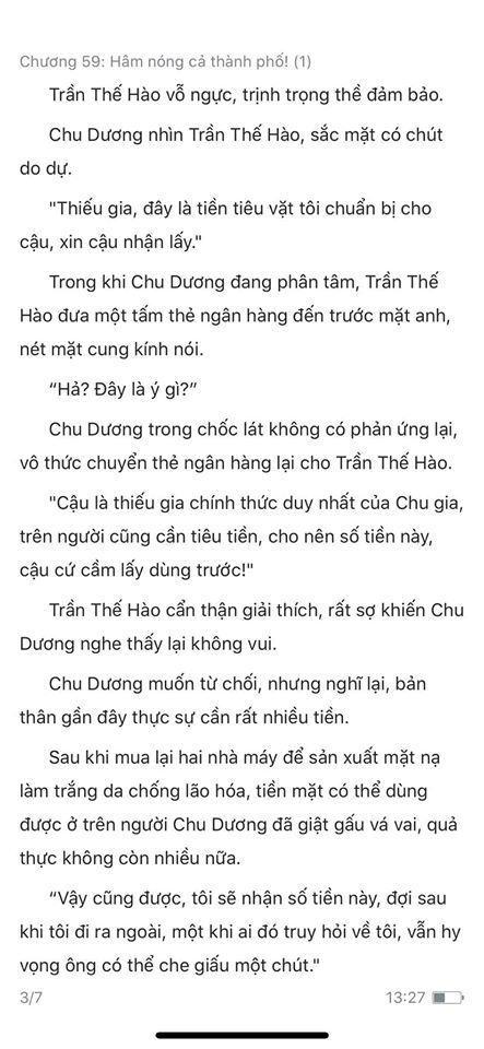 chàng rể đại gia chương 59