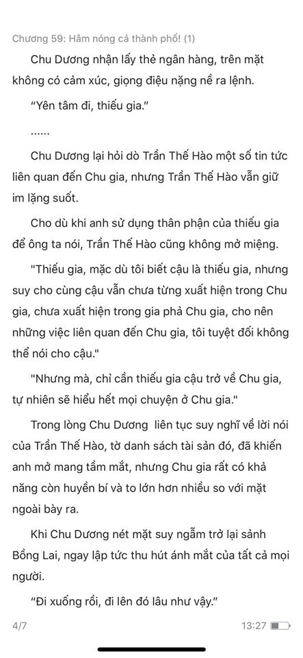 chàng rể đại gia chương 59