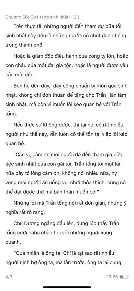 chàng rể đại gia chương 56