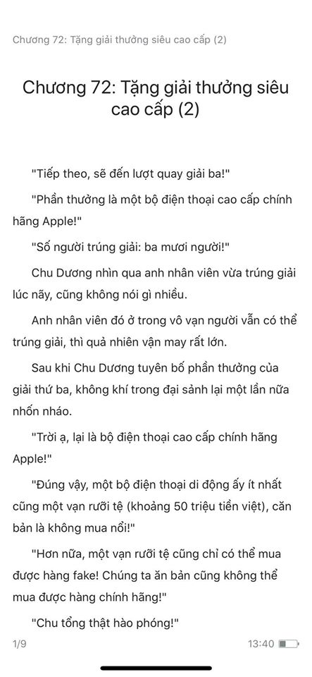 chàng rể đại gia chương 72