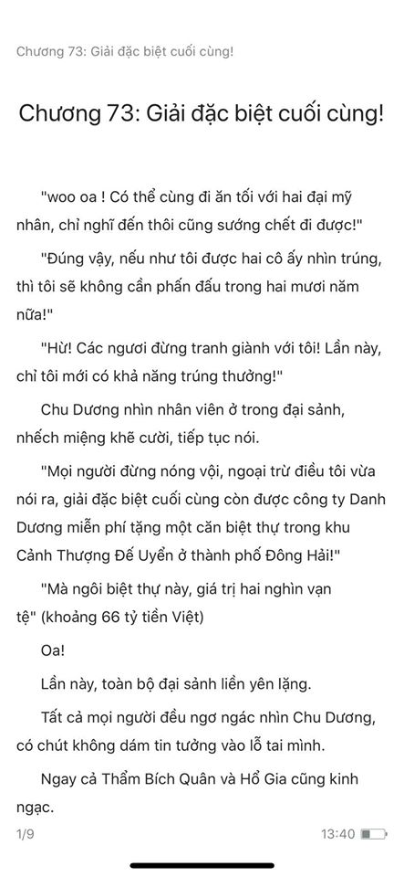 chàng rể đại gia chương 73