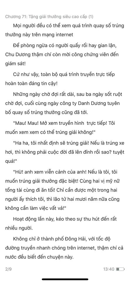 chàng rể đại gia chương 71