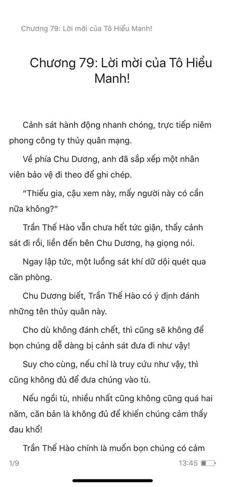 chàng rể đại gia chương 79