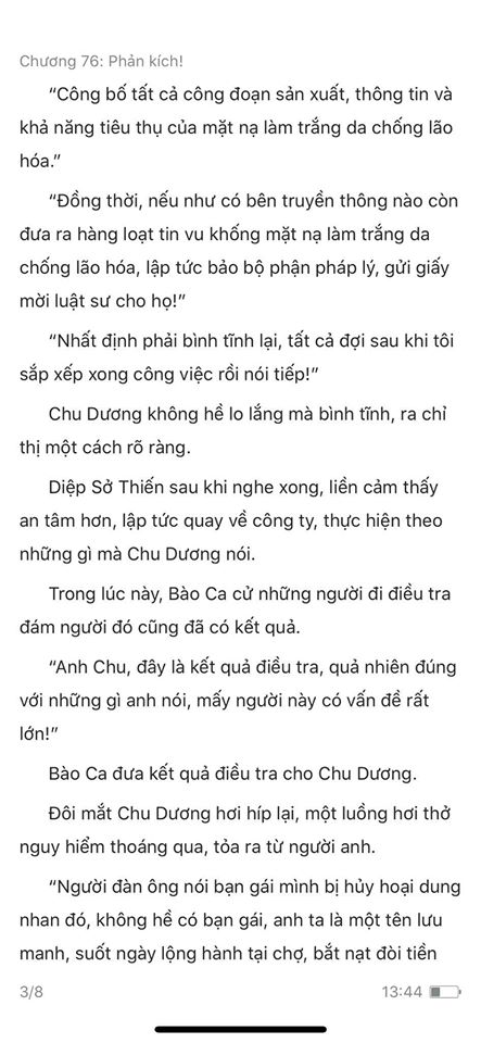 chàng rể đại gia chương 76