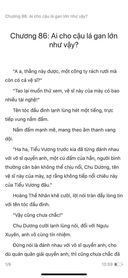 chàng rể đại gia chương 86