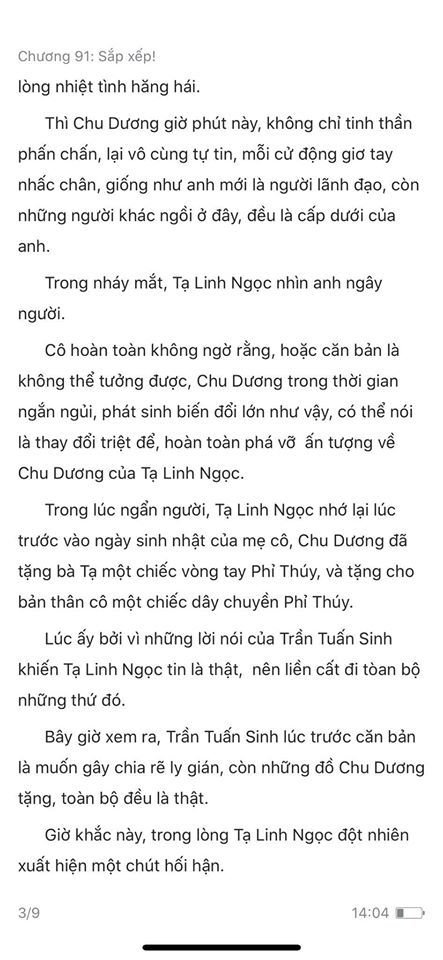 chàng rể đại gia chương 91