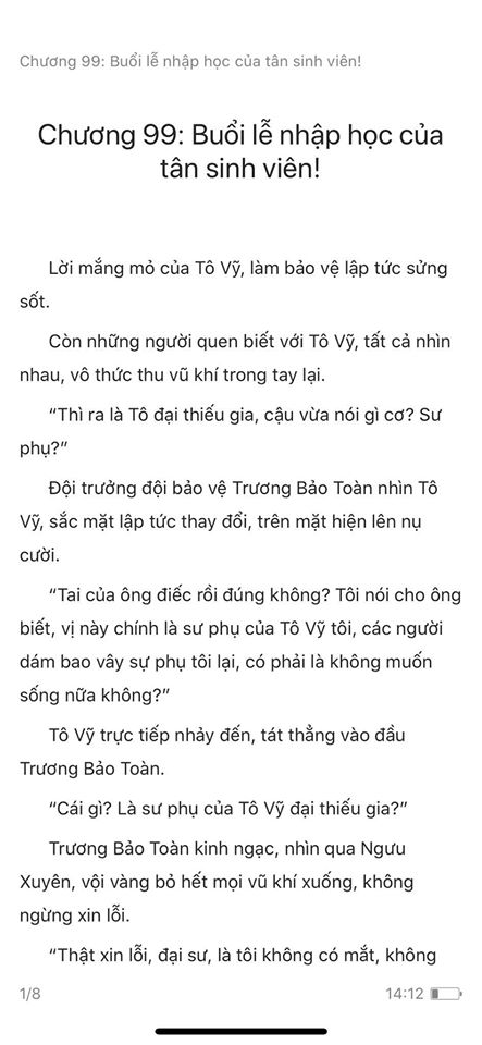 chàng rể đại gia chương 99