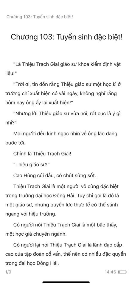 chàng rể đại gia chương 103