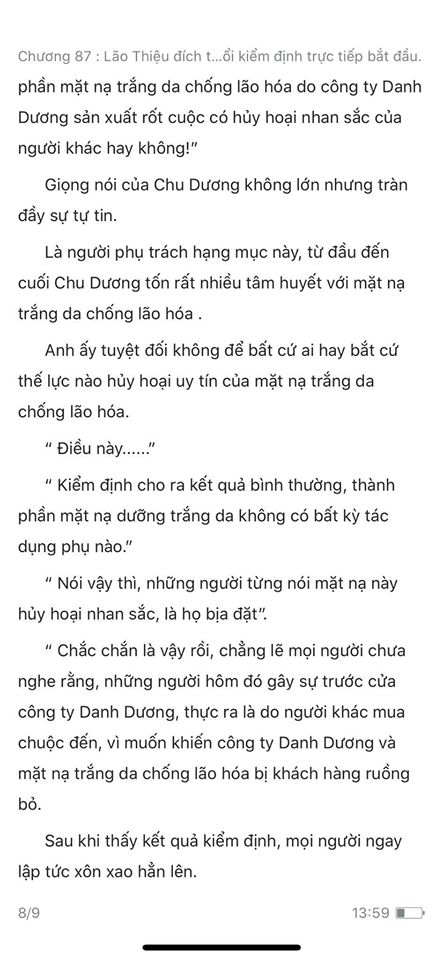 chàng rể đại gia chương 87