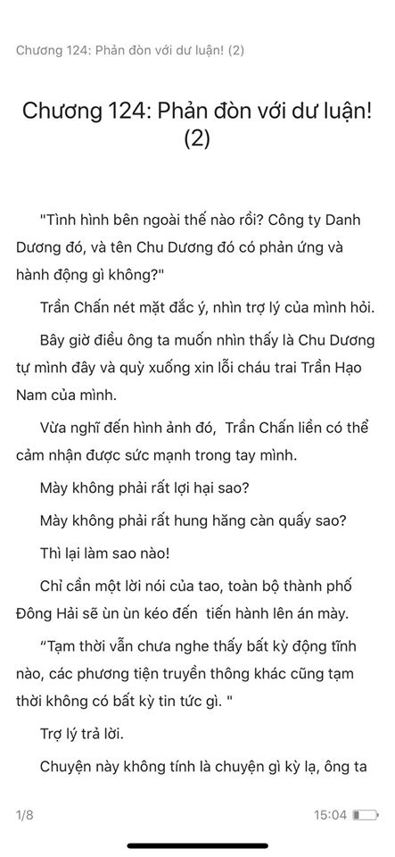 chàng rể đại gia chương 124