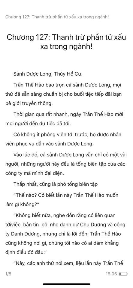 chàng rể đại gia chương 127