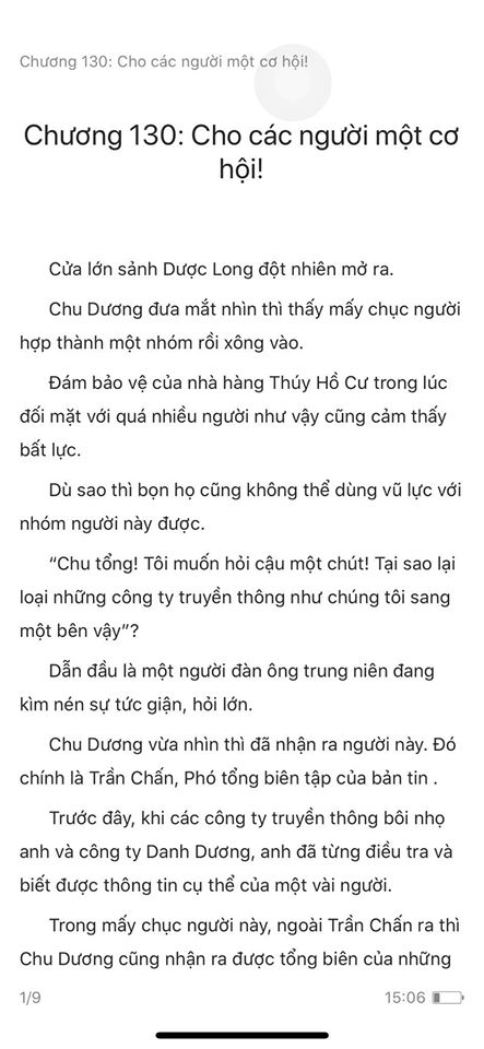 chàng rể đại gia chương 130