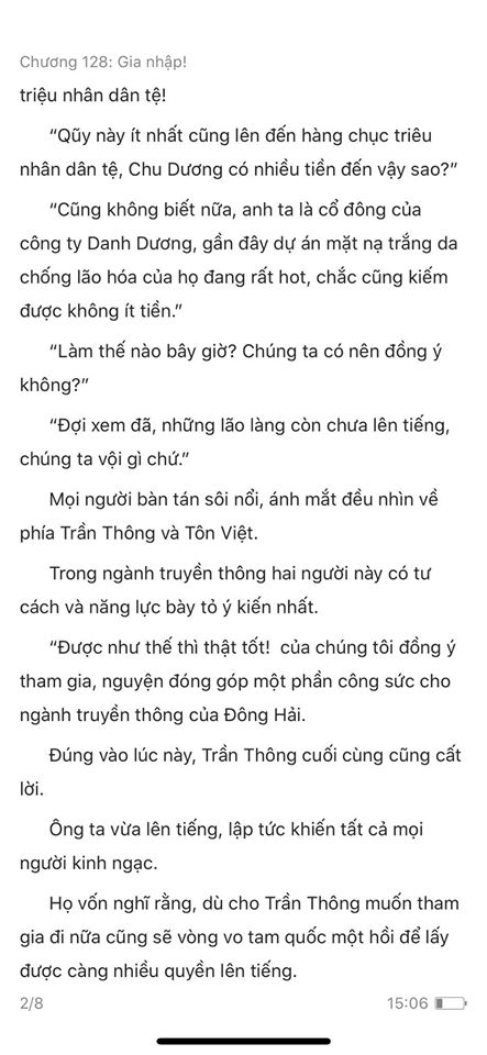 chàng rể đại gia chương 128