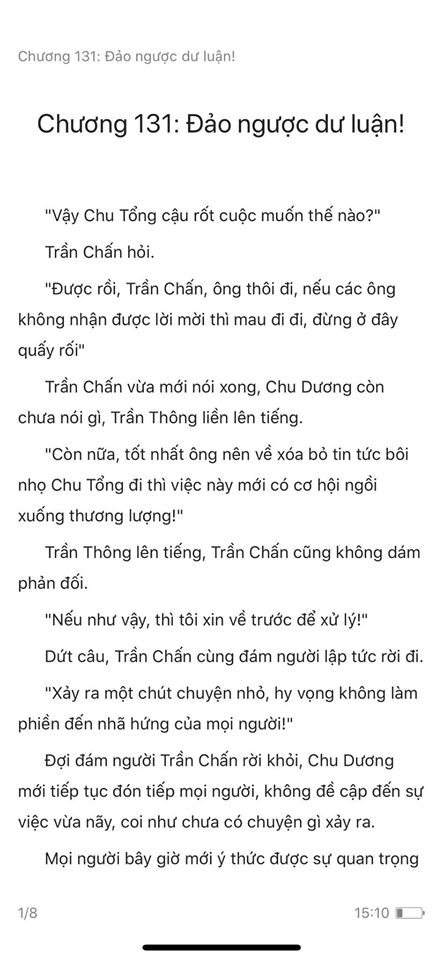 chàng rể đại gia chương 131