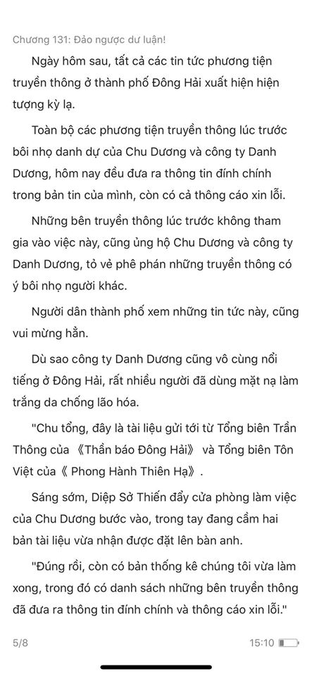 chàng rể đại gia chương 131