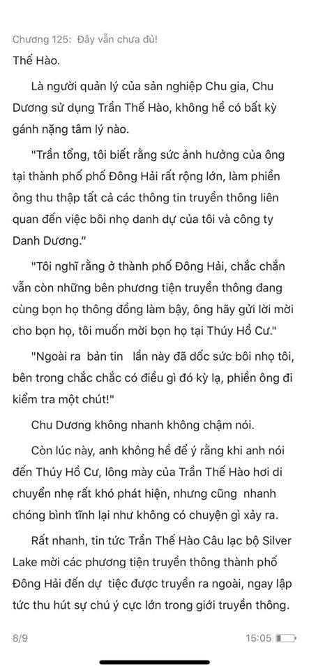 chàng rể đại gia chương 125