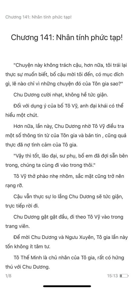 chàng rể đại gia chương 141