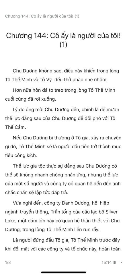 chàng rể đại gia chương 144