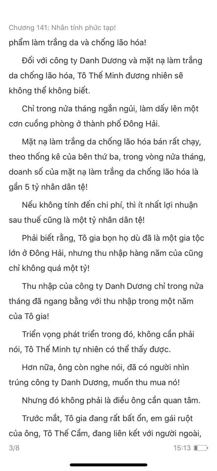 chàng rể đại gia chương 141