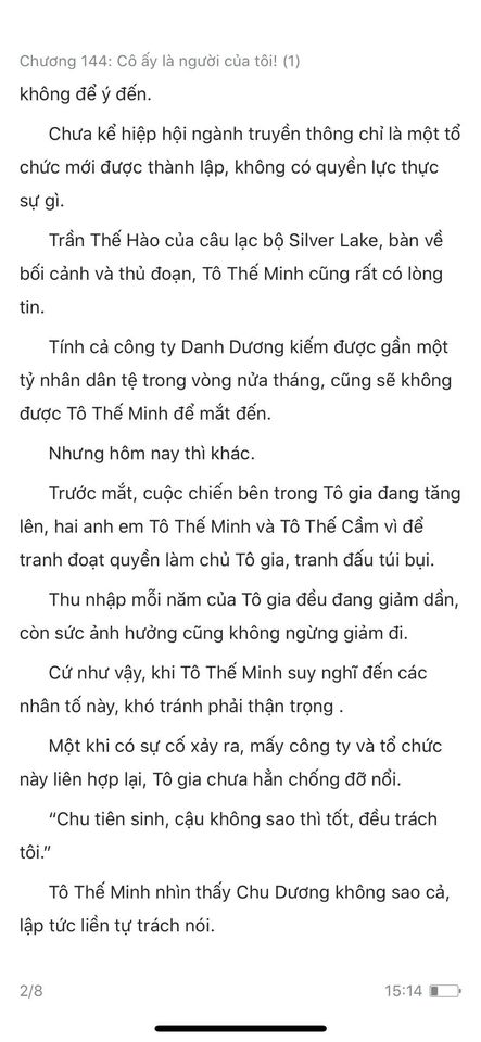 chàng rể đại gia chương 144