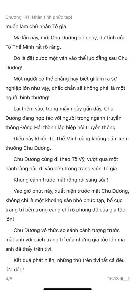 chàng rể đại gia chương 141