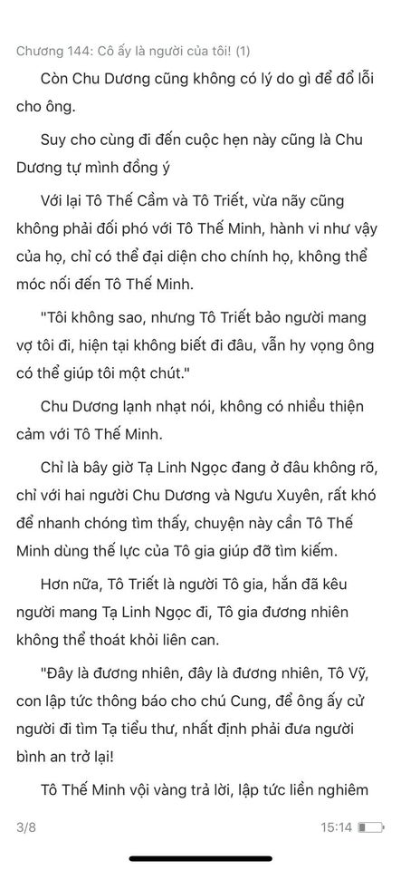 chàng rể đại gia chương 144