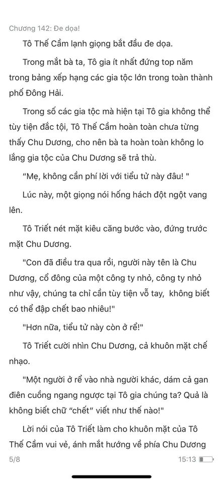 chàng rể đại gia chương 142