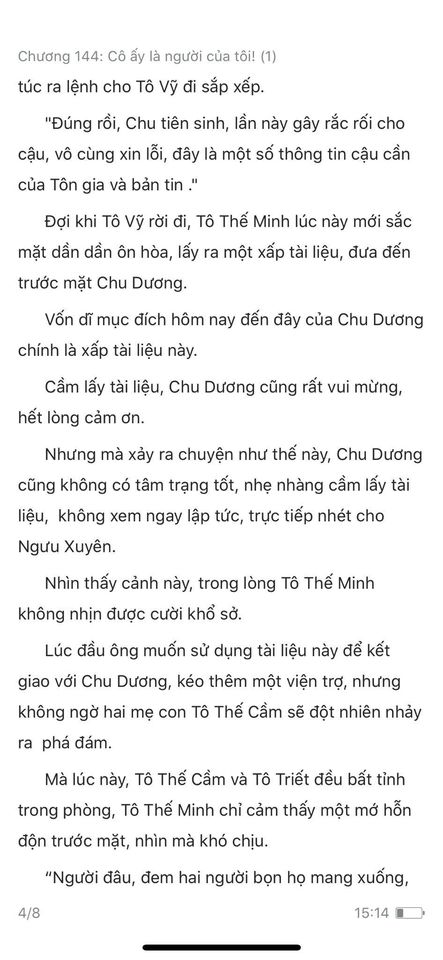 chàng rể đại gia chương 144