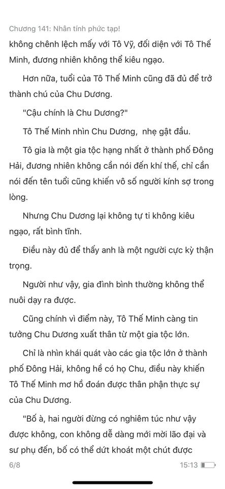 chàng rể đại gia chương 141