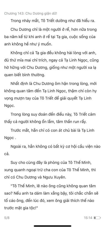 chàng rể đại gia chương 143