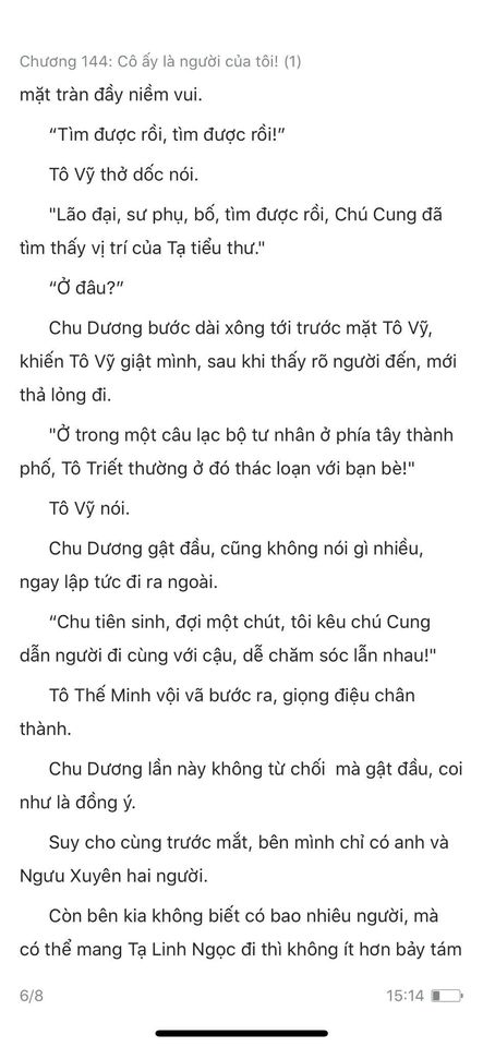 chàng rể đại gia chương 144