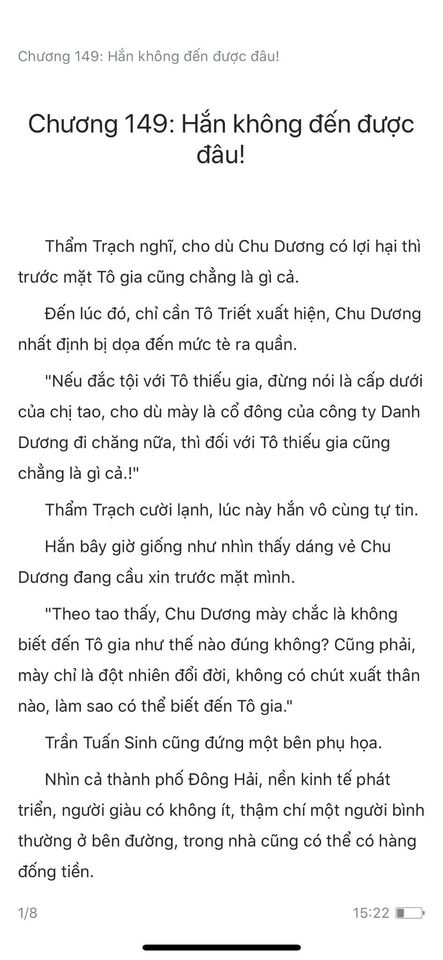 chàng rể đại gia chương 149