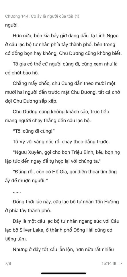 chàng rể đại gia chương 144