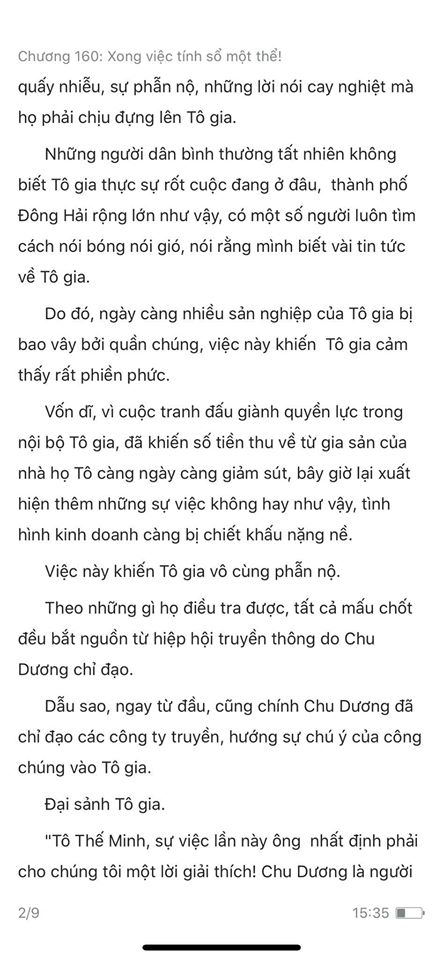 chàng rể đại gia chương 160