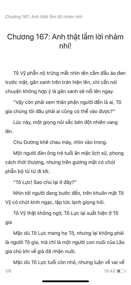 chàng rể đại gia chương 167