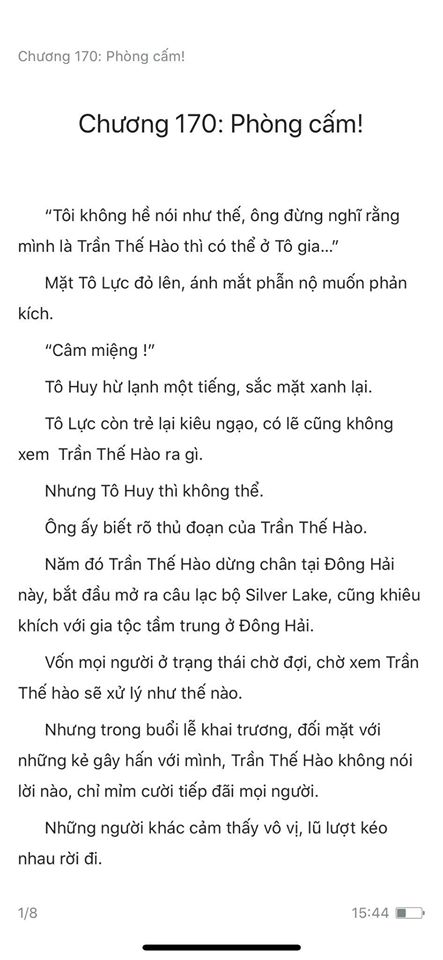 chàng rể đại gia chương 170