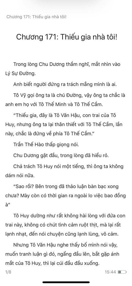 chàng rể đại gia chương 171