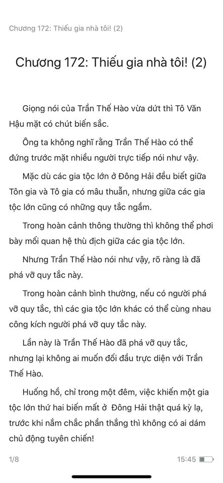 chàng rể đại gia chương 172