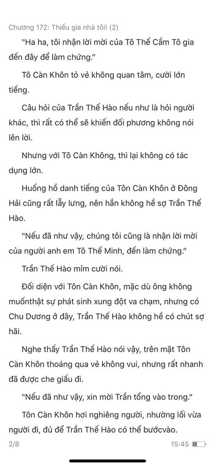 chàng rể đại gia chương 172