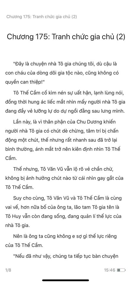 chàng rể đại gia chương 175