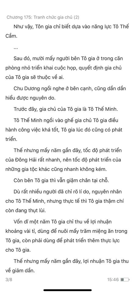 chàng rể đại gia chương 175