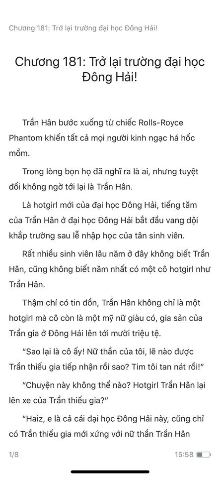 chàng rể đại gia chương 181