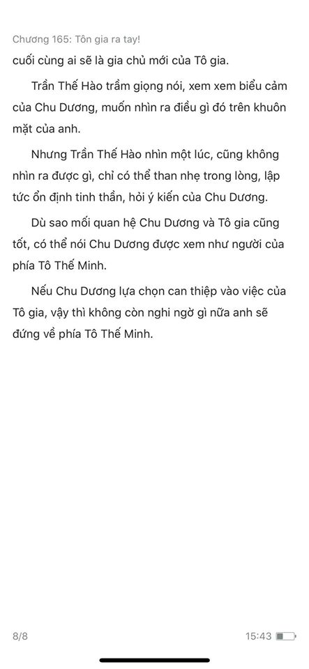 chàng rể đại gia chương 165