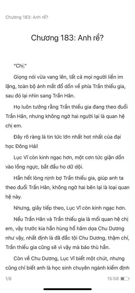 chàng rể đại gia chương 183