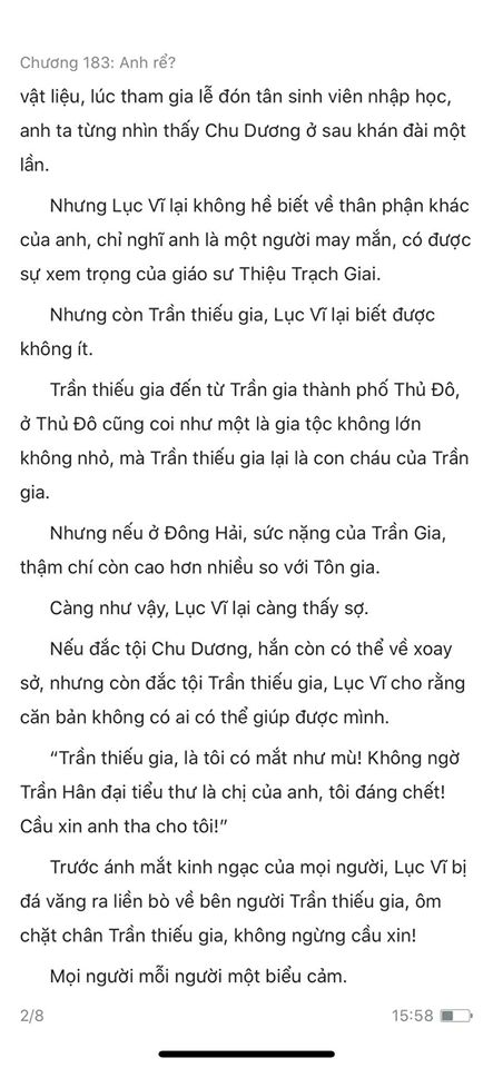 chàng rể đại gia chương 183