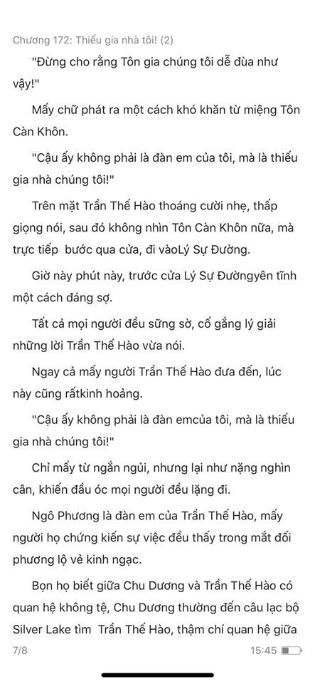 chàng rể đại gia chương 172