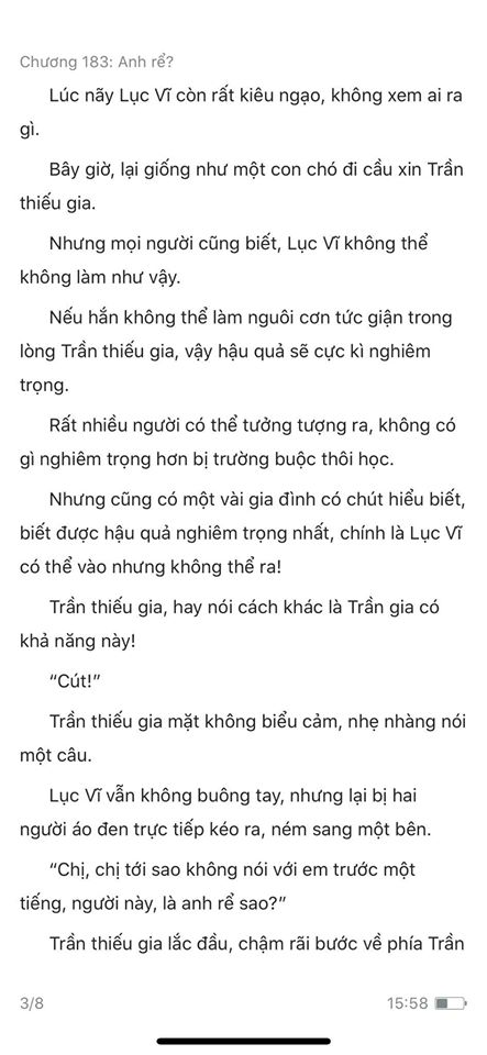 chàng rể đại gia chương 183