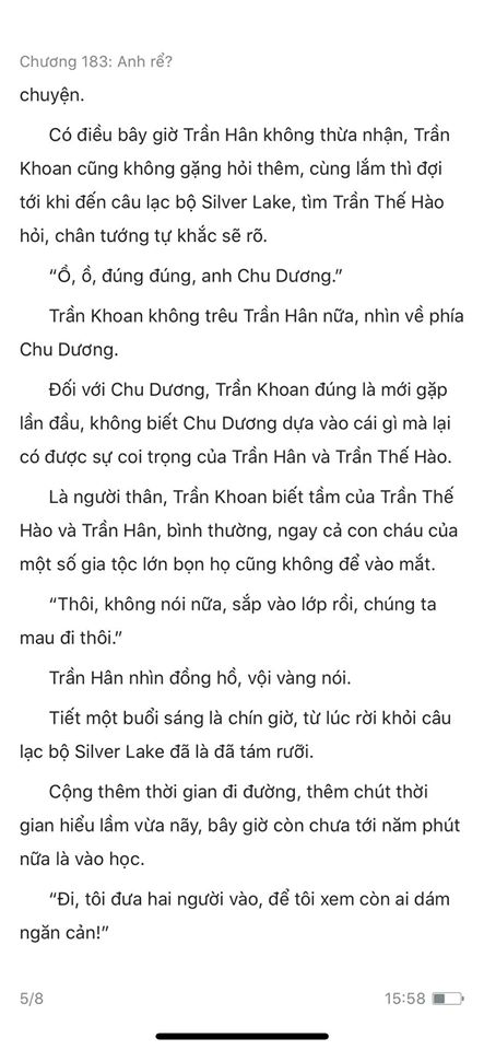 chàng rể đại gia chương 183